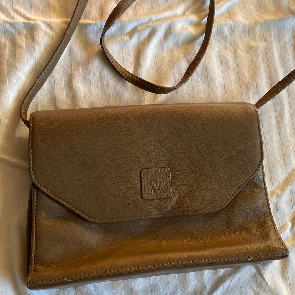 ANNE KLIEN Brown small shoulder bag